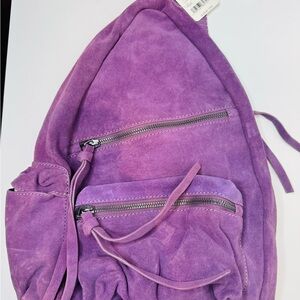 Purple Suede Women's Bag